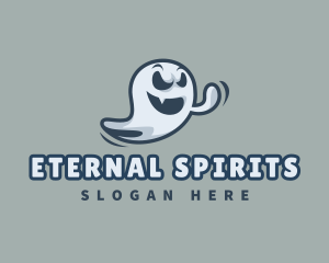 Spooky Ghost Spirit logo design