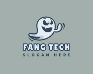 Fang - Spooky Ghost Spirit logo design