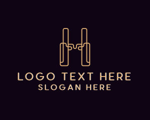 Brand - Professional Company Business Letter H logo design