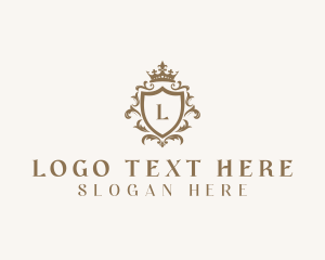 Regal - Upscale Monarchy Shield logo design
