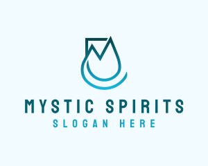 Startup Business Droplet logo design