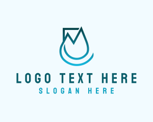 Drop - Startup Business Droplet logo design