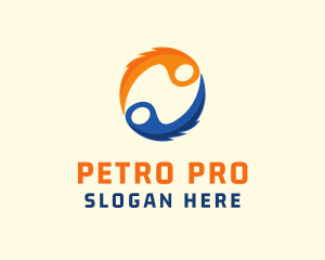 Petroleum - Flame Water Energy logo design