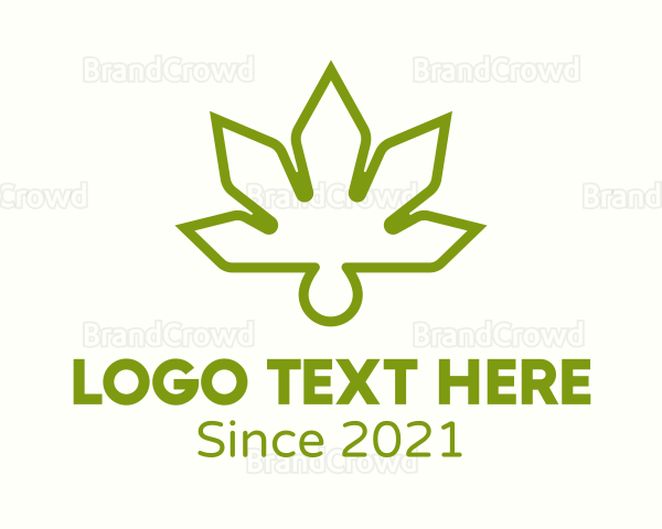 Hemp Leaf Oil Logo