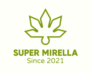 Minimalist - Hemp Leaf Oil logo design