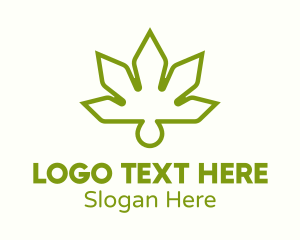 Hemp Leaf Oil Logo