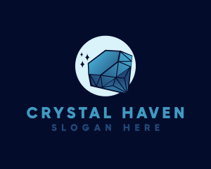 Sparkling Elegant Diamond logo design