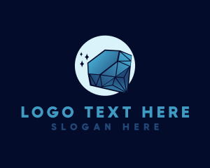 High End - Sparkling Elegant Diamond logo design