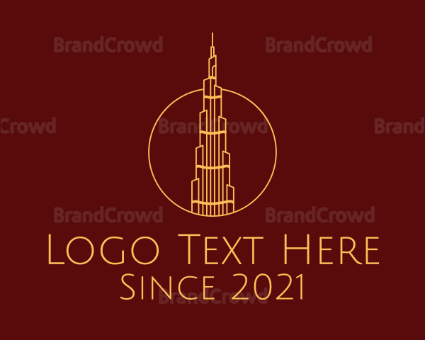 Burj Khalifa Tower Logo
