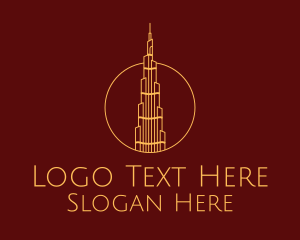 Burj Khalifa Tower  Logo