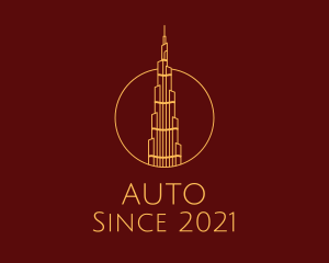 Establishment - Burj Khalifa Tower logo design