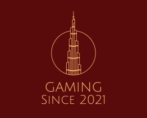 Middle East - Burj Khalifa Tower logo design