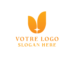 Orange Star Tulip Logo