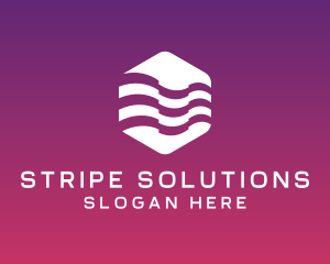 Stripe - Modern Stripe Flag logo design