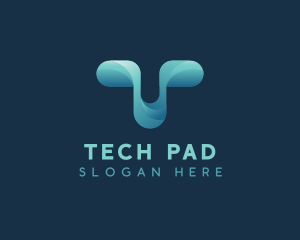 Generic Tech Letter T logo design