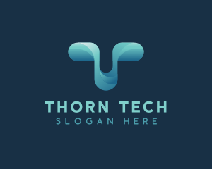 Generic Tech Letter T logo design