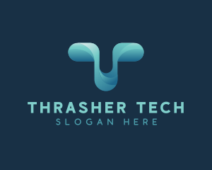 Generic Tech Letter T logo design