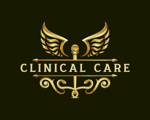 Hospital Caduceus Health logo design