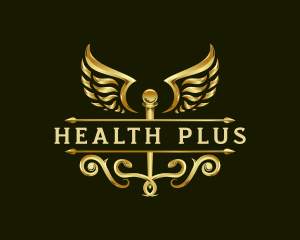 Hospital Caduceus Health logo design