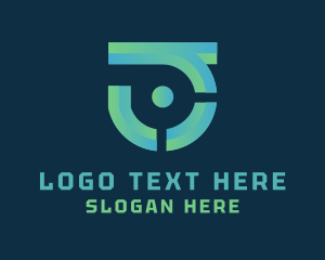 Network - Digital Tech Letter J logo design