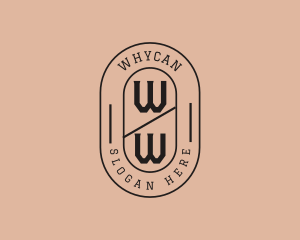 Hipster Cafe Brand Logo