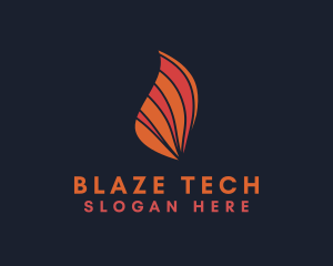 Blazing Hot Fire logo design