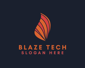 Blaze - Blazing Hot Fire logo design