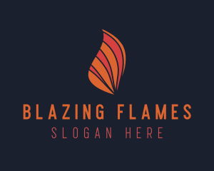 Blazing Hot Fire logo design