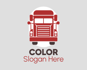 Red Trucking Company  Logo