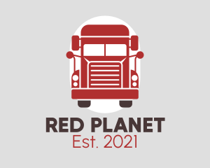 Red Trucking Company  logo design