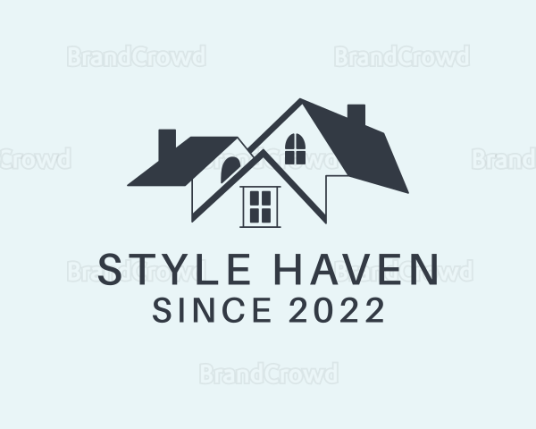 House Roof Builder Logo