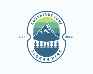 Adventure Mountain Hiking logo design