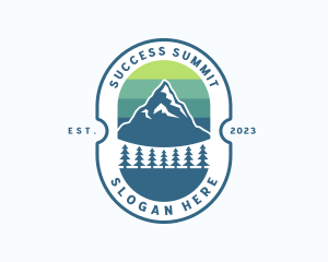 Adventure Mountain Hiking logo design