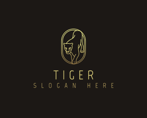 Wild Tiger Feline  logo design