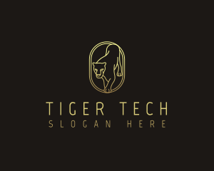 Wild Tiger Feline  logo design