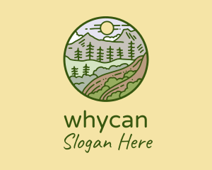 Rural Countryside Scenery  Logo