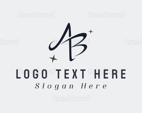 Fashion Letter AB Monogram Logo