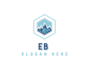 Mountain Hiking Adventure Logo