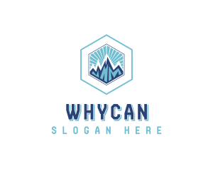 Mountain Hiking Adventure Logo