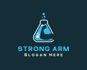 Arm - Fitness Muscle Lab logo design