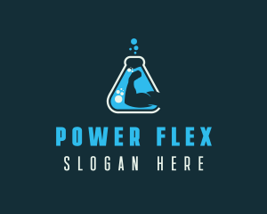 Fitness Muscle Lab logo design