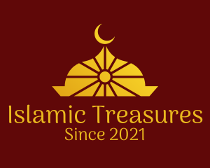 Islam - Islamic Moon Temple logo design