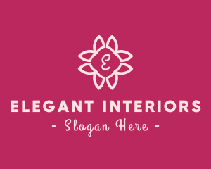 Organic Flower Decoration  logo design