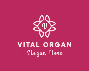 Organic Flower Decoration  logo design