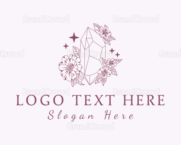 Precious Gem Flowers Logo