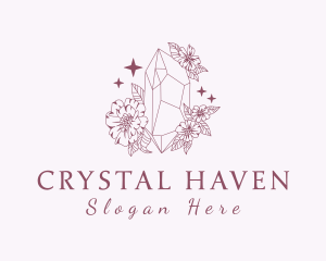 Precious Gem Flowers logo design