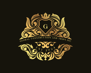 Boutique - Royalty Elegant Shield logo design