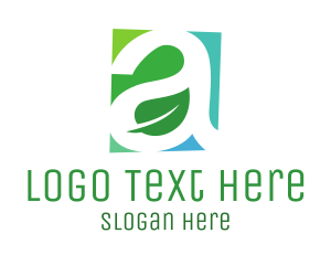 Ecotourism - Green A Leaf logo design