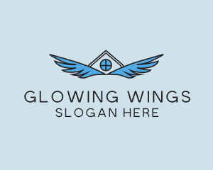 Residential Housing Wings  logo design