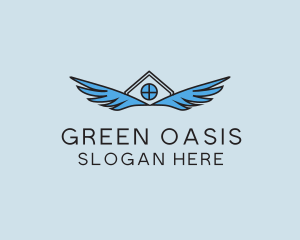 Residential Home Wings  logo design